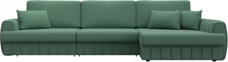 Диван угловой Лига-057 НПБ Лонг угол правый Лига Диванов (Рогожка) арт.129296