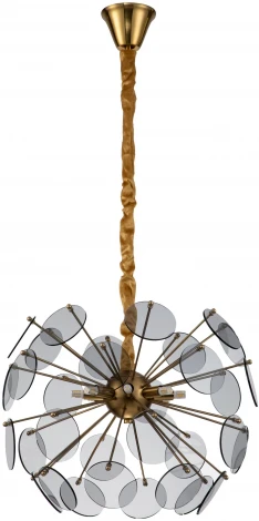 Подвесная люстра Moderli Komo V7080-8P (220V, на цепи, шар)