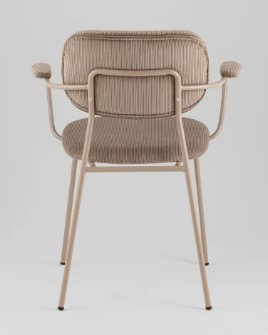 Стул Stool Group Кэрол коричневый бежевые ножки арт.УТ000040242