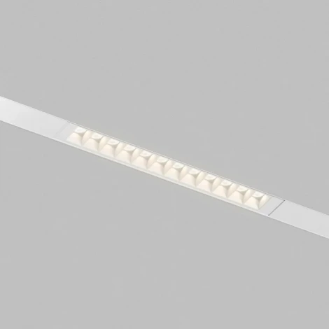 Трековый светильник светодиодный однофазный Denkirs Simple Grill DK8101-WH 220V 9W 3000K, белый