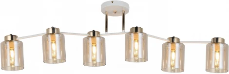 Потолочная люстра на штанге ILLUMICO IL6111-6COU-79 WH GD (220V)