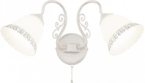 Бра с выключателем Arte Milano AM340800 340800/2W WT+SL (220V)