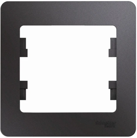 Рамка на 1 пост (графит) Systeme Electric Glossa GSL001301