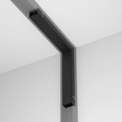 Коннектор питания угловой внутренний, черный Maytoni Accessories for tracks Basity TRA172ICPC-1B (48V)