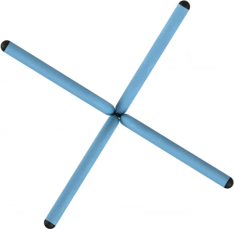 Вешалка напольная Галилео 218 голубой/шимо от фабрики Mebelik