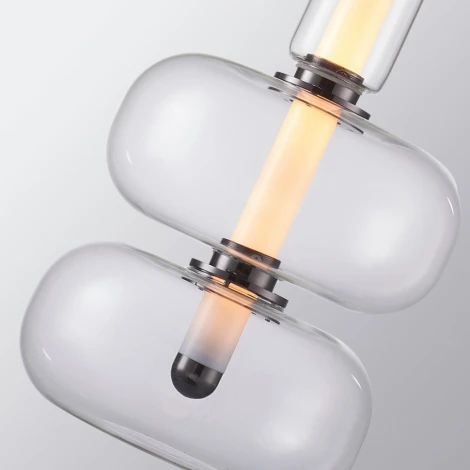 Подвесной светильник iLedex Cosmo 10007-A2 SM SMOKY (220V, на проводе, круглые)