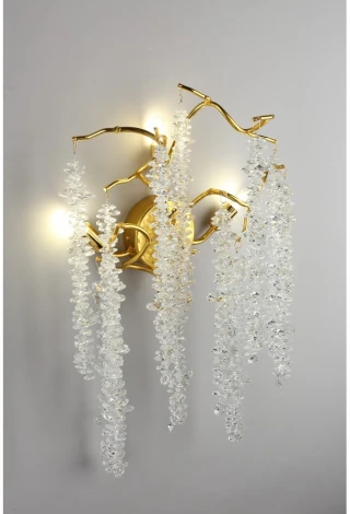 Бра Aployt Viktorayn APL.844.01.03 (220V, хрусталь, подвески, ветки)