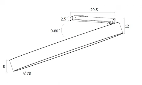 Потолочный светильник DesignLed UF UF034-80-WH-NW