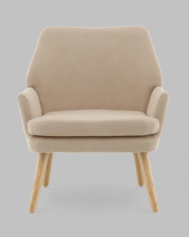 Кресло Харви бежевый деревянные ножки Stool Group арт.УТ000040119