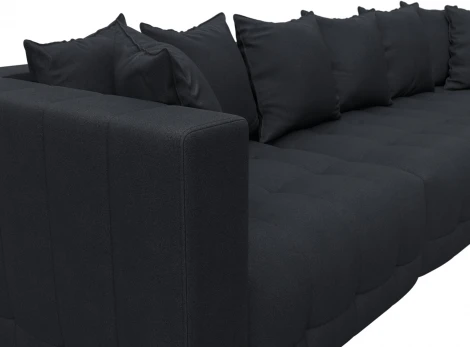 Диван прямой Лига-052 НПБ Лонг Лига Диванов (Замша) арт.128791