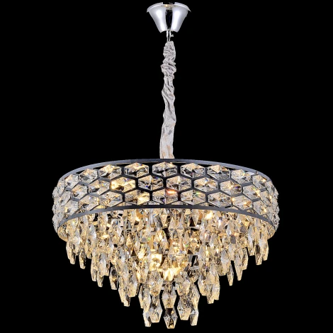 Подвесная люстра хрустальная Reluce 99380-0.4-500 CH