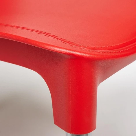 Стул GENIUS (mod 75) / 2 шт. в упаковке Tetchair (Металл,Пластик/Красный) арт.24495