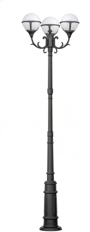 Наземный фонарь Oasis Light GENOVA 88110B/16/E7 Bl (220V, фонарь, шар, IP44)