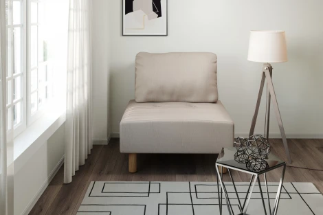 Кресло Arsko Свельд бежевая рогожка