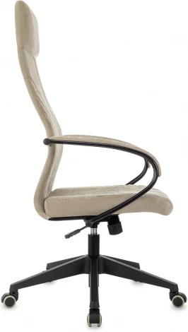 Кресло руководителя Бюрократ CH-610 Fabric песочный Light-21 крестов. пластик