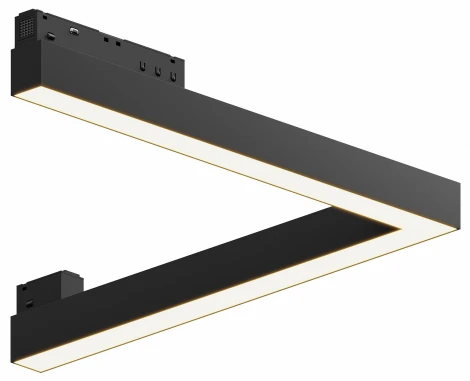 Трековый светильник магнитный светодиодный угловой 48V 24W Hesby Lighting ElDeko HSBL_0234