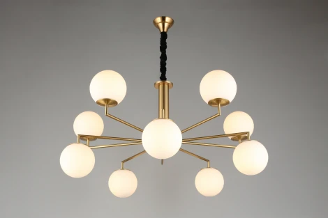 Подвесная люстра Aployt Kristian APL.759.13.10 (220V, на цепи, шарики)