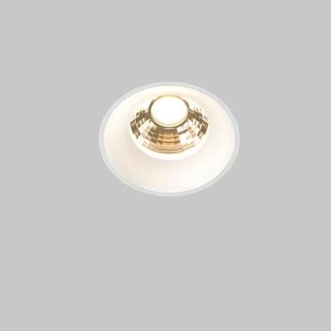 Встраиваемый светильник под гипсокартон Maytoni Round DL058-12W2.7K-TRS-W (LED, 220V, круглые)