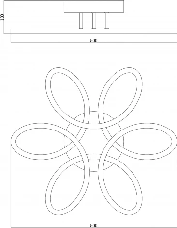 Потолочная люстра Moderli Velutte V1042-CL