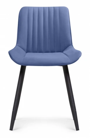 Обеденный стул Notta Седа Вейв (Металл, Велюр/Черный) арт.619159