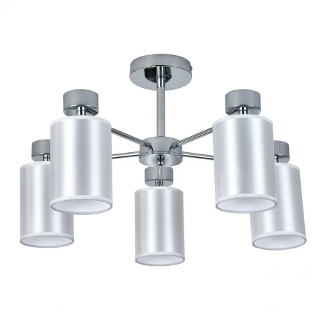 Потолочная люстра на штанге 120006/5R E14*40W Chrome Escada Mist ES0000058