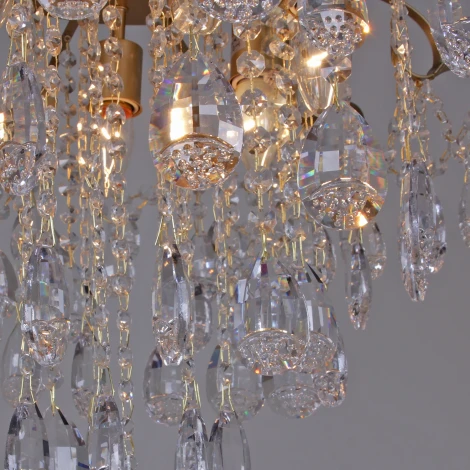 Потолочная люстра хрустальная Reluce 04035-0.3-07 MATT GOLD (220V)