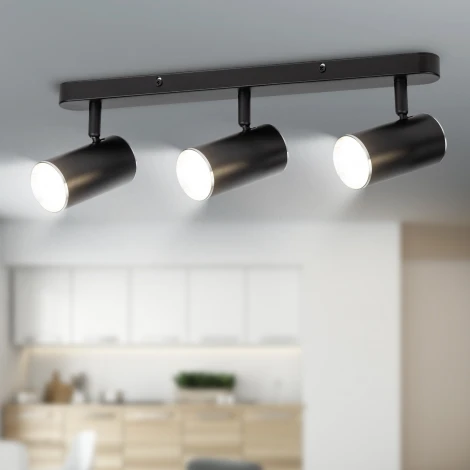 Спот ЭРА OL35-3 BK (220V)