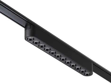 Трековый светильник Novotech Smal 359242 SHINO черный для низковольтного шинопровода IP20 LED 12W 48V 1140Лм 3000К