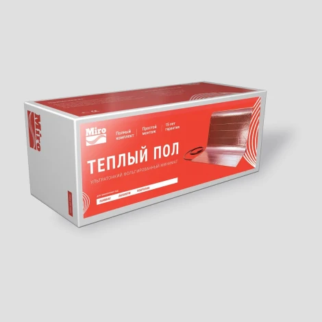 Фольгированный нагревательный мат Miro 6 м2 - 900 Вт