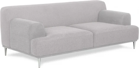 Диван Portofino 2-х местный ОГОГО (арт.753134), (Велюр/Светло-серый)