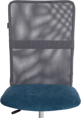 Компьютерное кресло игровое Tetchair START (Флок,Ткань/Синий,Серый) 21294