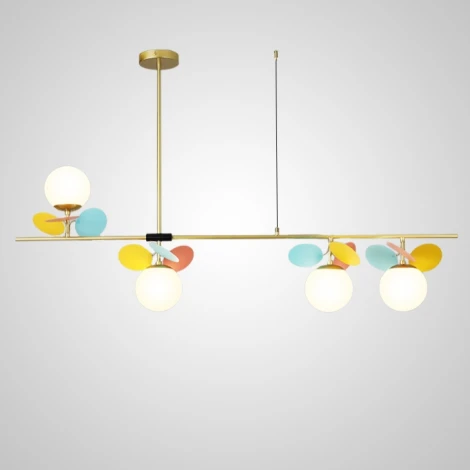 Подвесной светильник на штанге Matisse Long Multicolor ImperiumLoft Matisse-Long01 (203516-23) (220V, на тросе, шар)