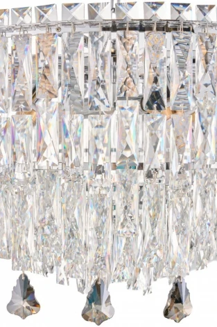 Подвесная люстра Fluorite The Empress FL1062-11P (220V, хрусталь, на цепи, круглые)