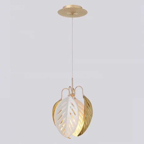 Подвесной светильник Crystal Lux RAMONA SP1 (220V, на проводе, листья)