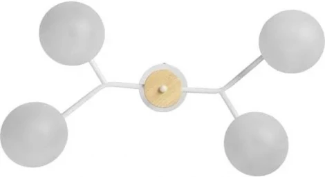 Потолочная люстра на штанге Avignon 1130/4PL E27 60W White/Gold