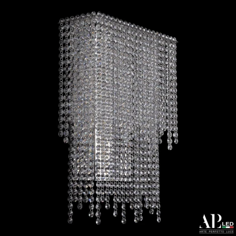 Бра светодиодное хрустальное APL LED Sicilia SH500.B3.35-45.B.Ni.4000 (220V)