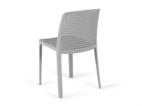 Комплект стульев Bottega 4 шт. ОГОГО Обстановочка! 966308 (Пластик/Светло-серый)