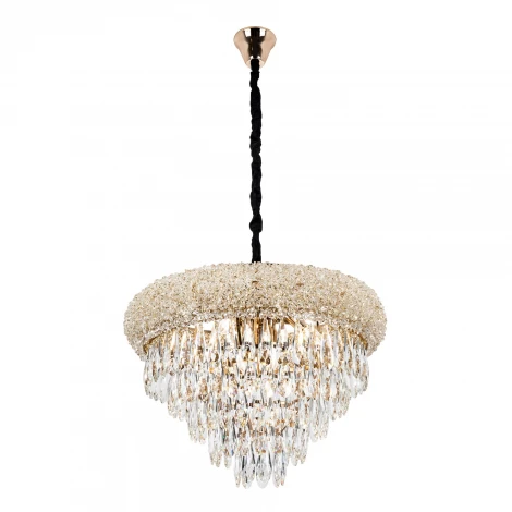 Подвесная люстра хрустальная Modelux MODELUX ML.2308.600 GD