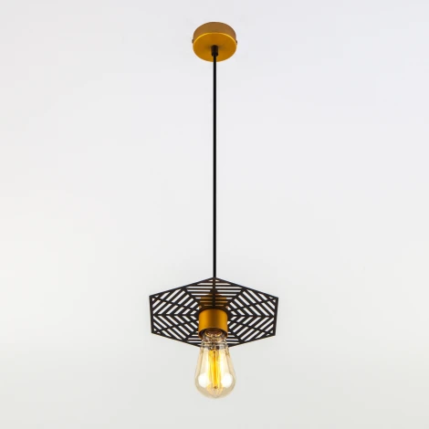 Подвесной светильник Eurosvet Creto 50167/1 бронза/черный