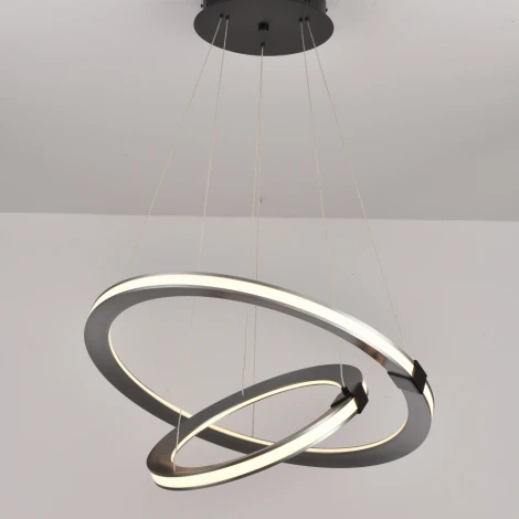 Подвесной светильник iLedex Vision 9225-8+5SD GR+BK (220V, на тросе)