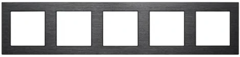 Рамка алюминиевая FRM-PRESTO-ALS-5-BK (Arlight) 043865