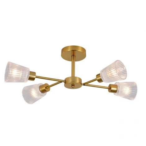 Потолочная люстра на штанге 150002/4R E14*40W Copper Escada Breeze ES0000030