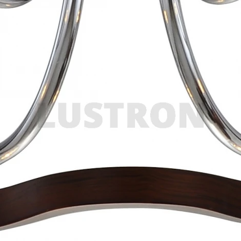 Потолочная люстра N-Light 415 415-08-13 chrome + walnut