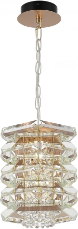 Подвесной светильнк ST Luce Strozzi SL6137.203.01 медь/прозрачный E14 1*40W (220V, на цепи, круглые)