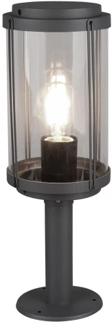 Уличный наземный светильник Escada 30003 30003G/03 E27*60W IP44 Dark grey (220V, круглые)