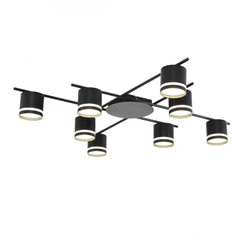 Потолочная люстра Lumion Berty 8362/8C черный, металл/акрил GX53 LED 8*7W 220V