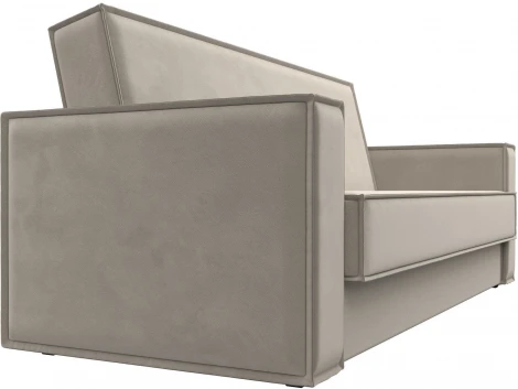 Диван-книжка Куба (Бежевый/Микровельвет) Лига Диванов арт.122045