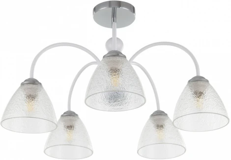 Потолочная люстра на штанге Arte Milano Napoli 321410/5 CR+WH (220V)