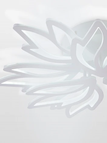 Потолочная люстра светодиодная с пультом ДУ 180W, белый, LED Natali Kovaltseva Rif LED LAMPS 81118/7C