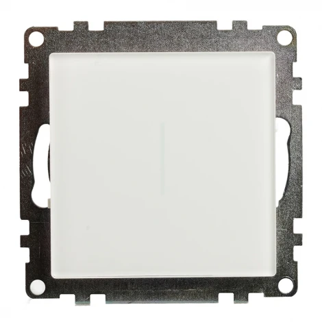 Выключатель сенсорный одноклавишный (белый) Stekker Катрин 50274